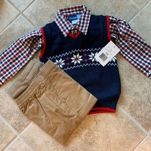 NWT Kohl’s great guy 24 month boys set